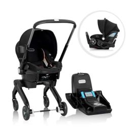 NEW Evenflo Shyft DualRide Infant Car Seat & Stroller Travel System in Ayer Pink
