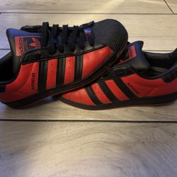 Adidas Marvel X PlayStation Superstar J Spider-Man Miles Morales Sz 7