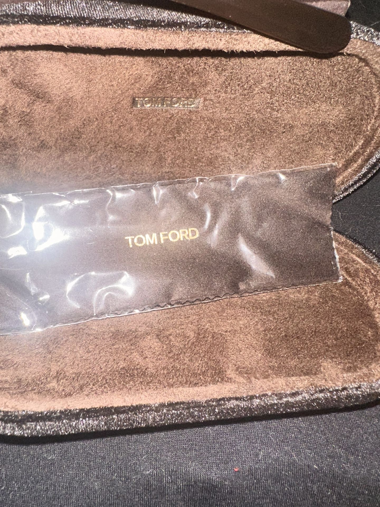 Tom Ford never worn sunglasses new with cases Authentic Tom ford never worn shades black frame... | Depop main image 2