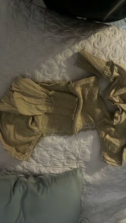 Brown crop top