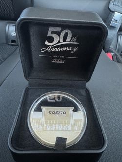 Costco 50th Anniversary 5oz Silver