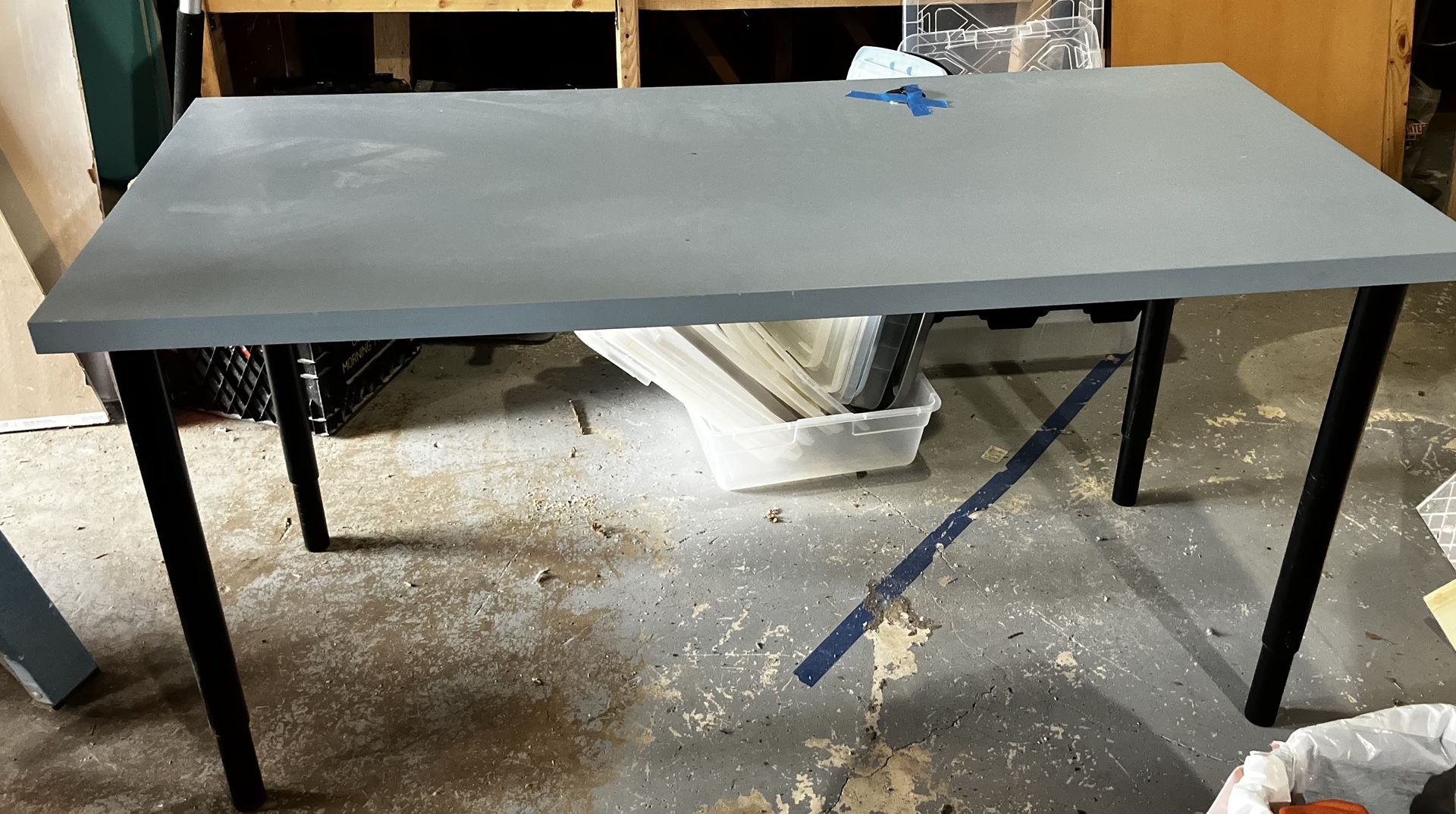 IKEA Olov Blue desk