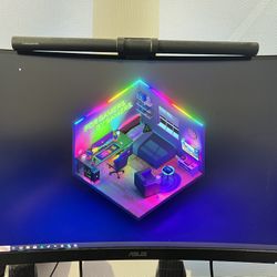 ASUS TUF 27" Curved 2k Gaming Monitor 165Hz, 1ms, WQHD