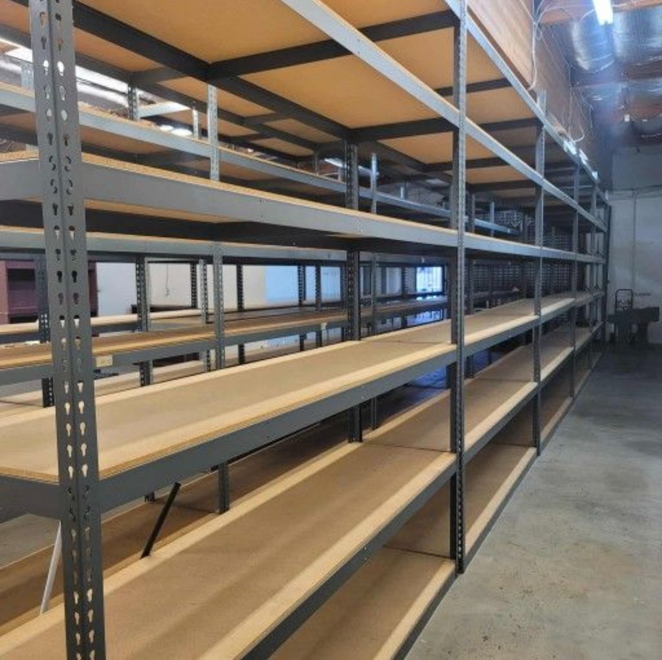 Industrial Racks 96 in W x 24 in D Used Heavy Duty 6 Tier Storage Shelving Stronger Than Homedepot Lowes And Costco Delivery Available