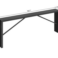 Console Table Long Sofa Table Behind Couch 