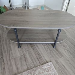 Oval Wood Coffee table
