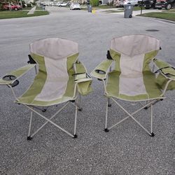 2 FOLDING OZARK TRAIL CAMPING BEACH CHAIRS $24 Each 