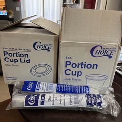 1 ounce sample cups and lids
