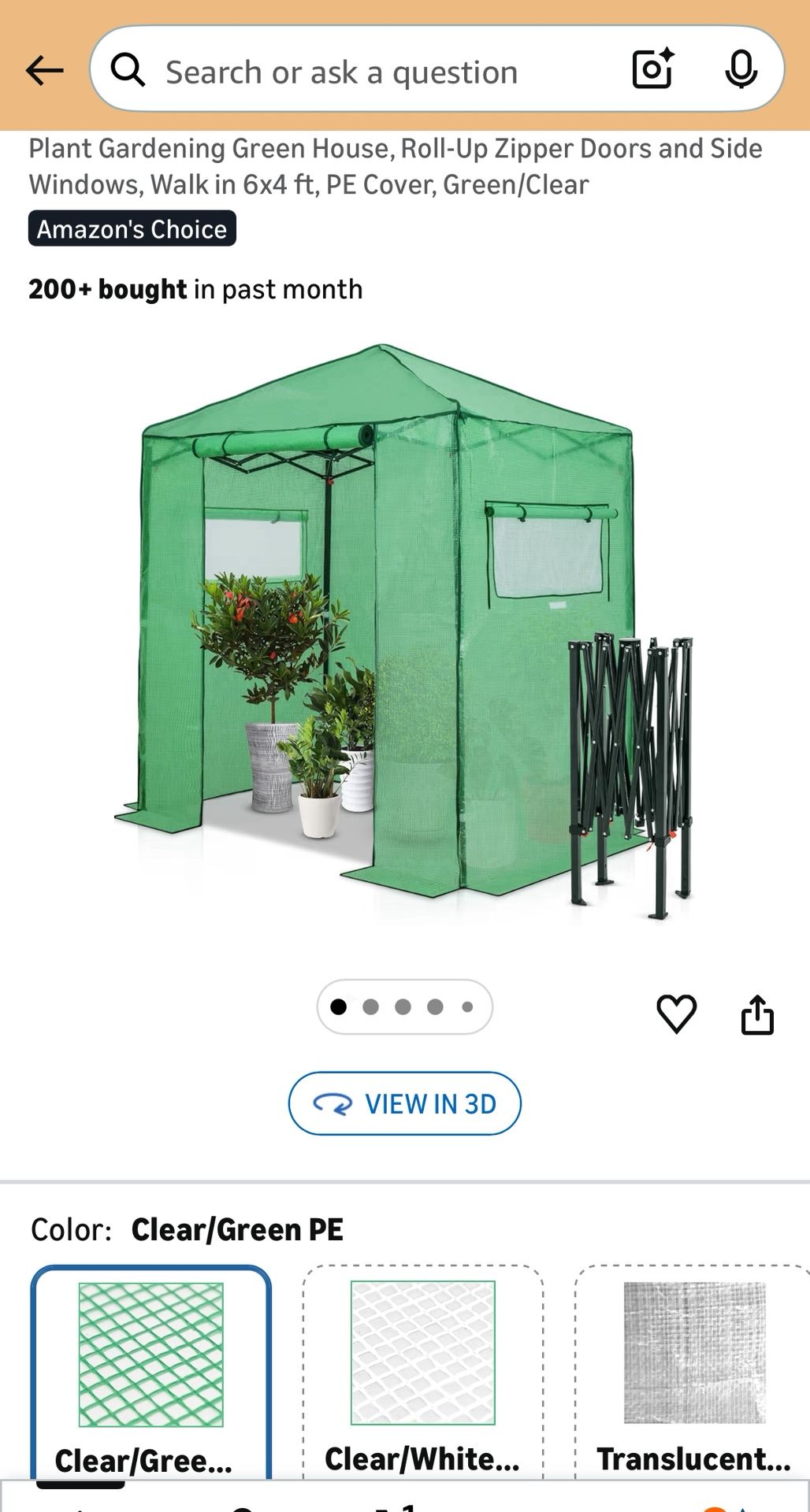 Wholesale Greenhouse Pop Up Crown Shades 6x4 Ft