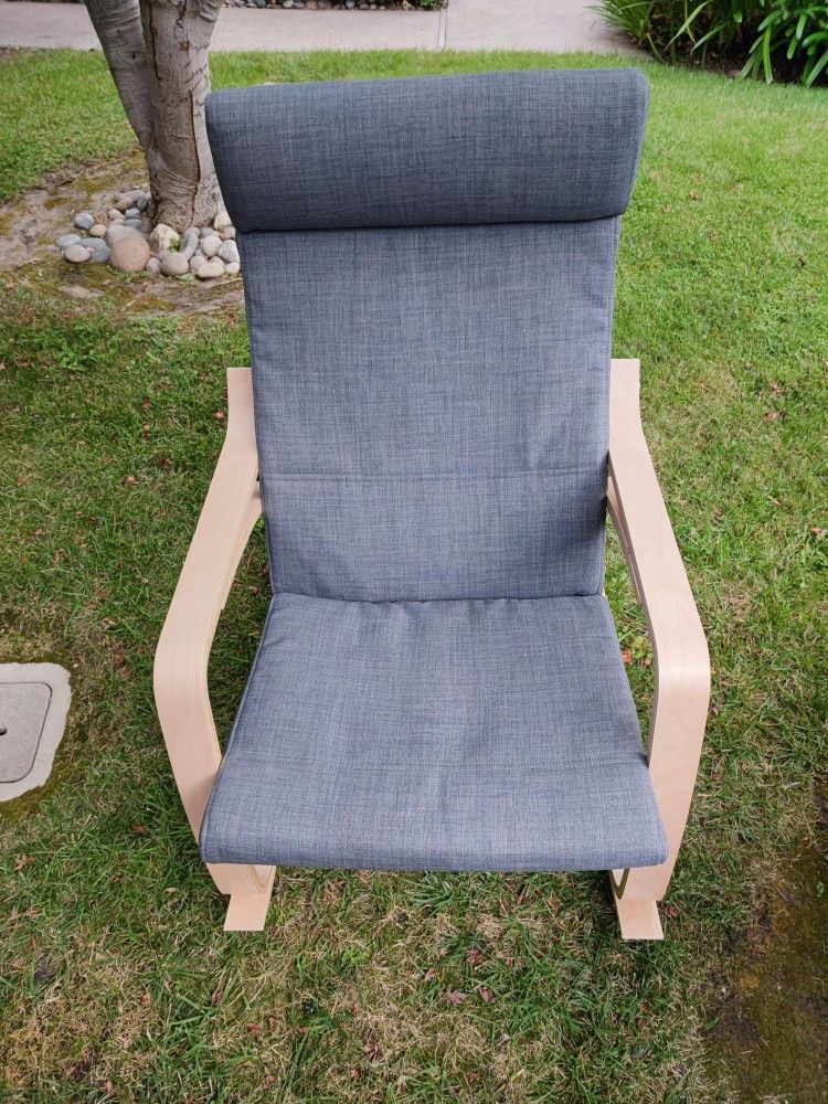 Ikea poang top lysed grey