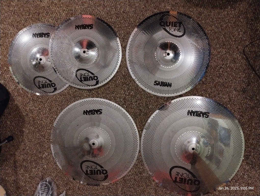 Sabian Quiet Tone Cymbals Set