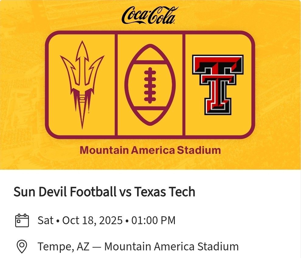 Texas Tech vs Arizona State