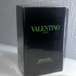 Valentino Uomo Born In Roma Green Stravaganza Eau De Toilette Cologne 