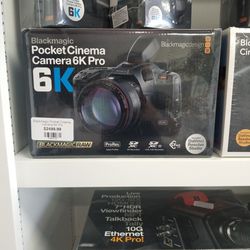 Blackmagic Pocket Cinema 6k Pro 