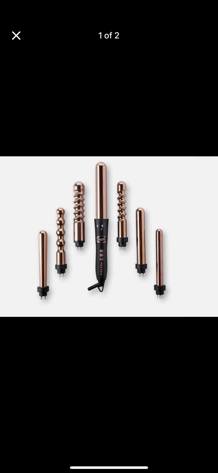 Foxybae 7 In 1 Curling Wand Set