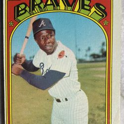 1972 Topps Hank Aaron #299 – Atlanta Braves – Vintage Hall of Fame – VG