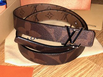 LV ICONIC REVERSIBLE BELT