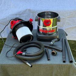 Shop-Vac 5 Gal 4.5 HP Stainless Steel Wet Dry Vacuum Tested Works