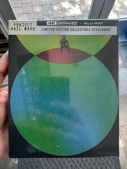 Project Hail Mary Collector's Edition 4K UHD Blu-ray Exclusive Steelbook