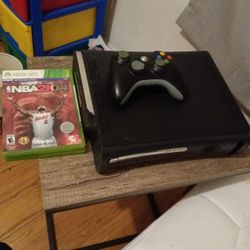 Xbox 360 With A Controller And 2 Games Negotiable