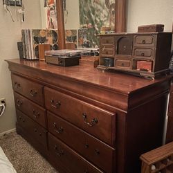 Good Dresser + Mirror - $150 (you pick up) 