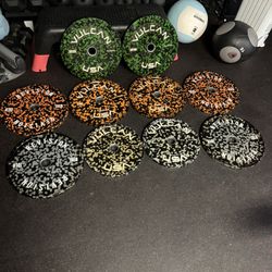 Vulcan Bumper Plate Weight Set 25/15/10 Lb Pairs