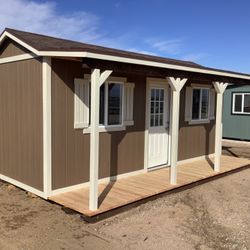 20x8 Shed With Porch On SALE!