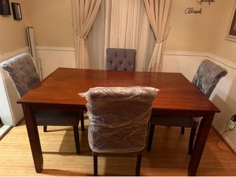 Table and chairs