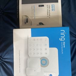 Brand new Ring Home Security And blink Doorbell Systems