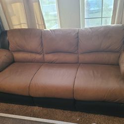 Like Brandnew Soft Leather Sofa.