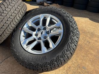 FREE DELIVERY 4x OEM 18" 2025 Chevy Silverado Tahoe ZR2 Sierra Yukon wheels rims Tires