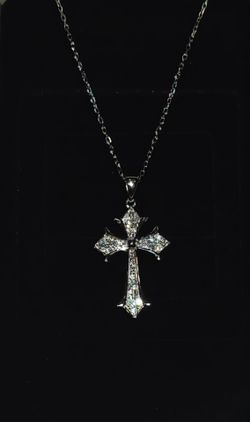 ✝️ Iced-Out Cross Moissanite Necklace