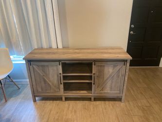 Tv Stand with Barn Doors