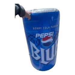 Pepsi Blue 3 ft tall inflatable can of soda