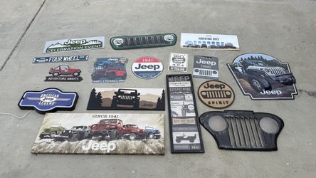 Jeep signs