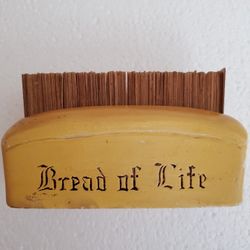 Bible Verses Bread Of Life Religious Table Decor Spiritual VTG Nice Gift 