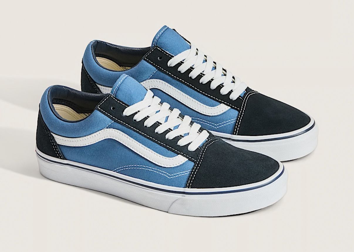 VANS Old Skool Navy & White Shoes