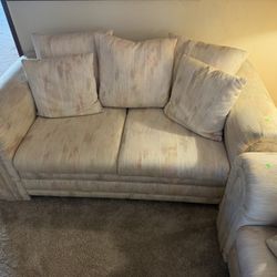 Cream/White Colored Couch
