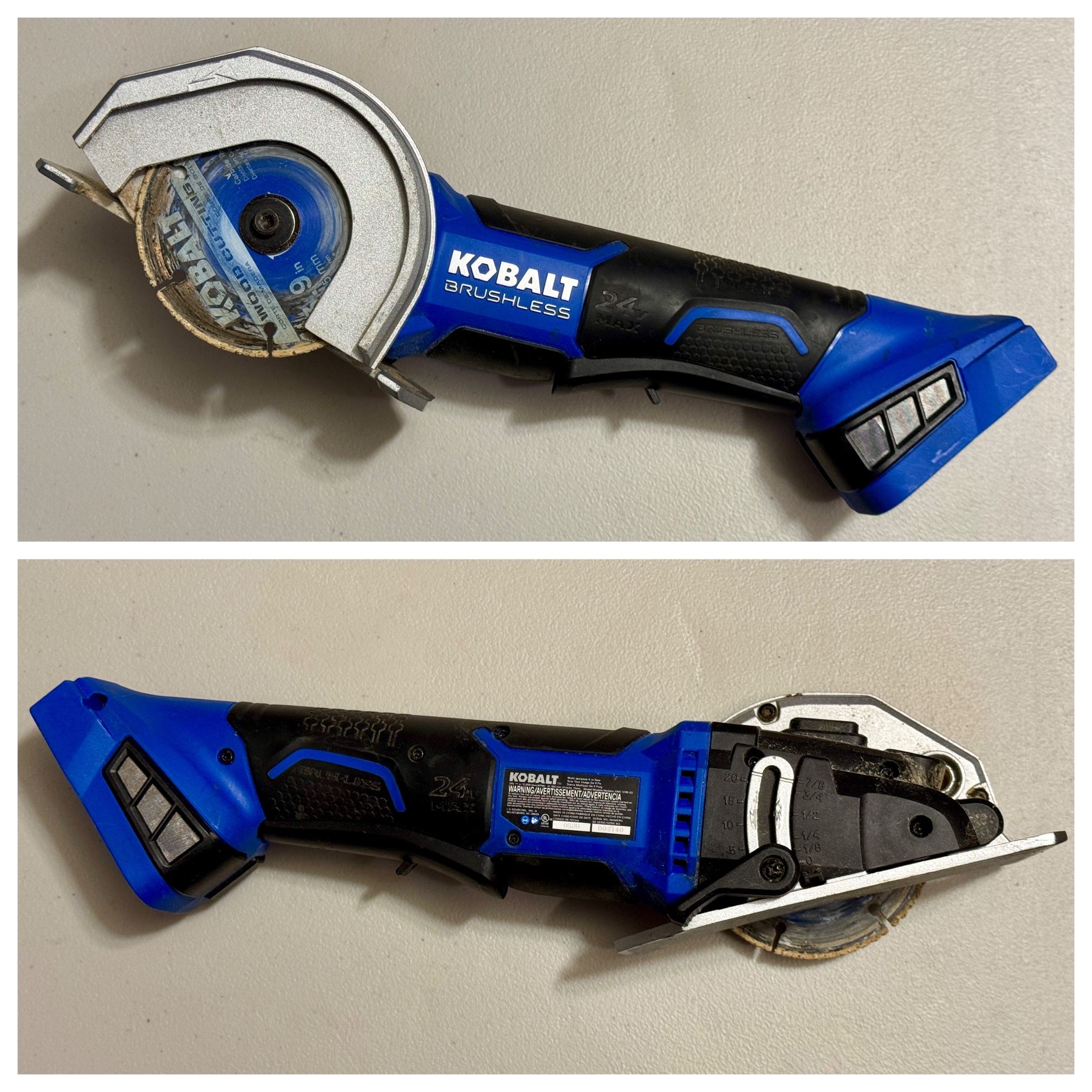 Kobalt 24V Max 4-in Brushless Cordless Circular Saw (KMC 124B-03)