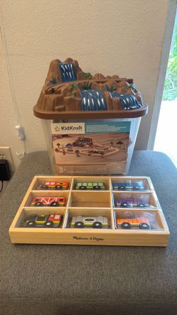 Wooden train set