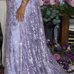 Lilac dress for quinceanera or any special occasion