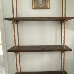 Rope Hanging Shelves