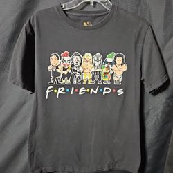 Lucha Libre T-Shirt FRIENDS Perro Penta Psycho Clown La Parka Rush Pagano