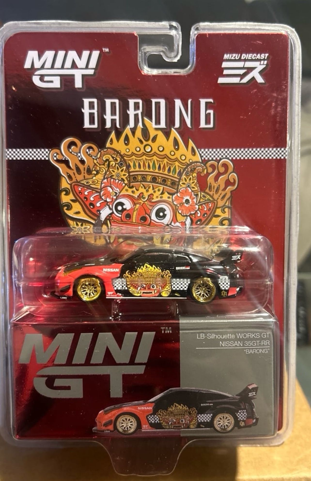 Mini GT x MIZU LB Shilhouette Works Nissan 35GT-RR