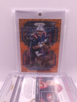 2021 Prizm Mac Jones Orange Lasers