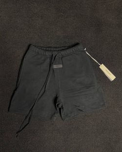 Fear of God Essentials Black Sweat Shorts