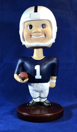 Penn State University Football Bobbin Head First in a Limited Series, dated 2001