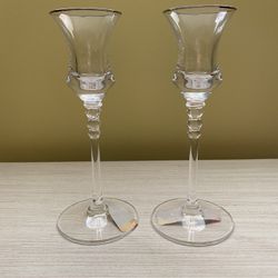 Mikasa Crystal Candle Holder