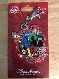 Disneyland lanyard medal and Pixie dust pin NEW