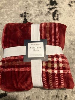 Charter Club Cozy Plush Throw Blanket